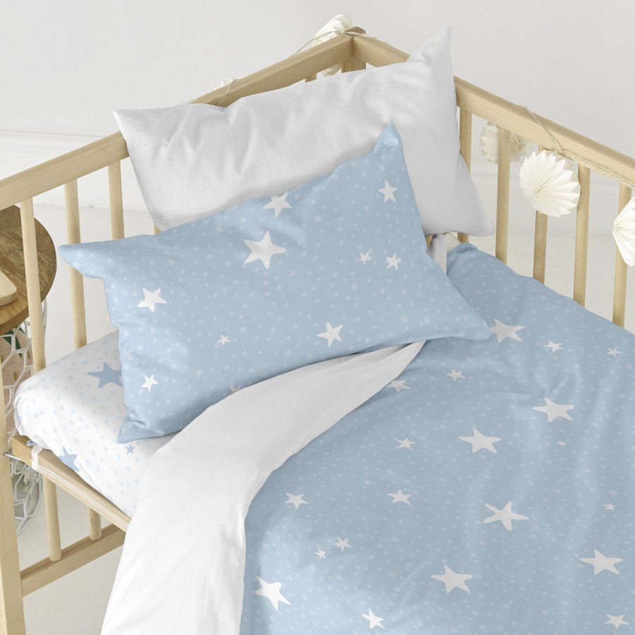 Dynebetrk st HappyFriday Basic Kids Bl Vugge til baby 2 Dele #11