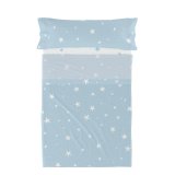 Sengetj st HappyFriday Basic Kids Little star Bl Seng 105 2 Dele #1