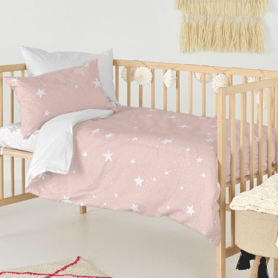 Dynebetrk st HappyFriday Basic Kids Pink Vugge til baby 2 Dele #11