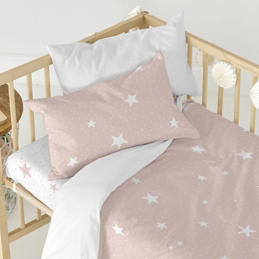 Dynebetrk st HappyFriday Basic Kids Pink Vugge til baby 2 Dele #16