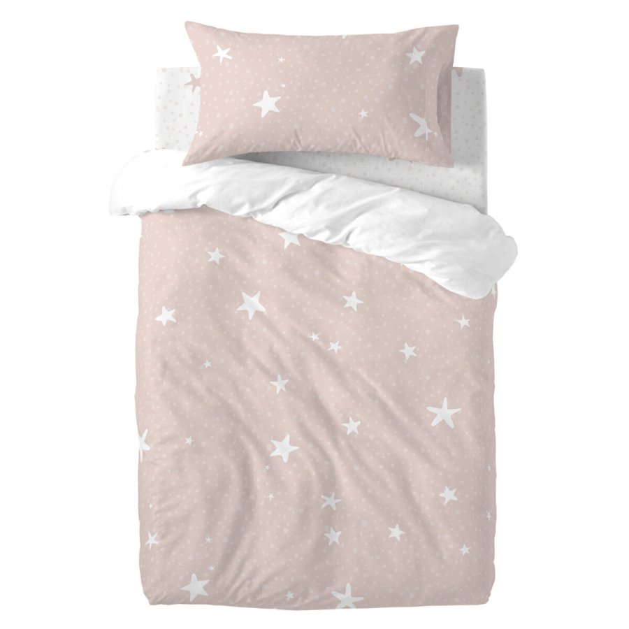 Dynebetrk st HappyFriday Basic Kids Pink Vugge til baby 2 Dele #1