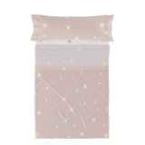 Sengetj st HappyFriday Basic Kids Little star Pink 2 Dele #5