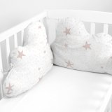 Barnesengbeskytter HappyFriday Basic Kids Little star  Pink 60 x 40 cm #4