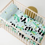 Sengetppe (vattppe) HappyFriday Moshi Moshi Bl 100 x 130 cm Pandabjrn #2