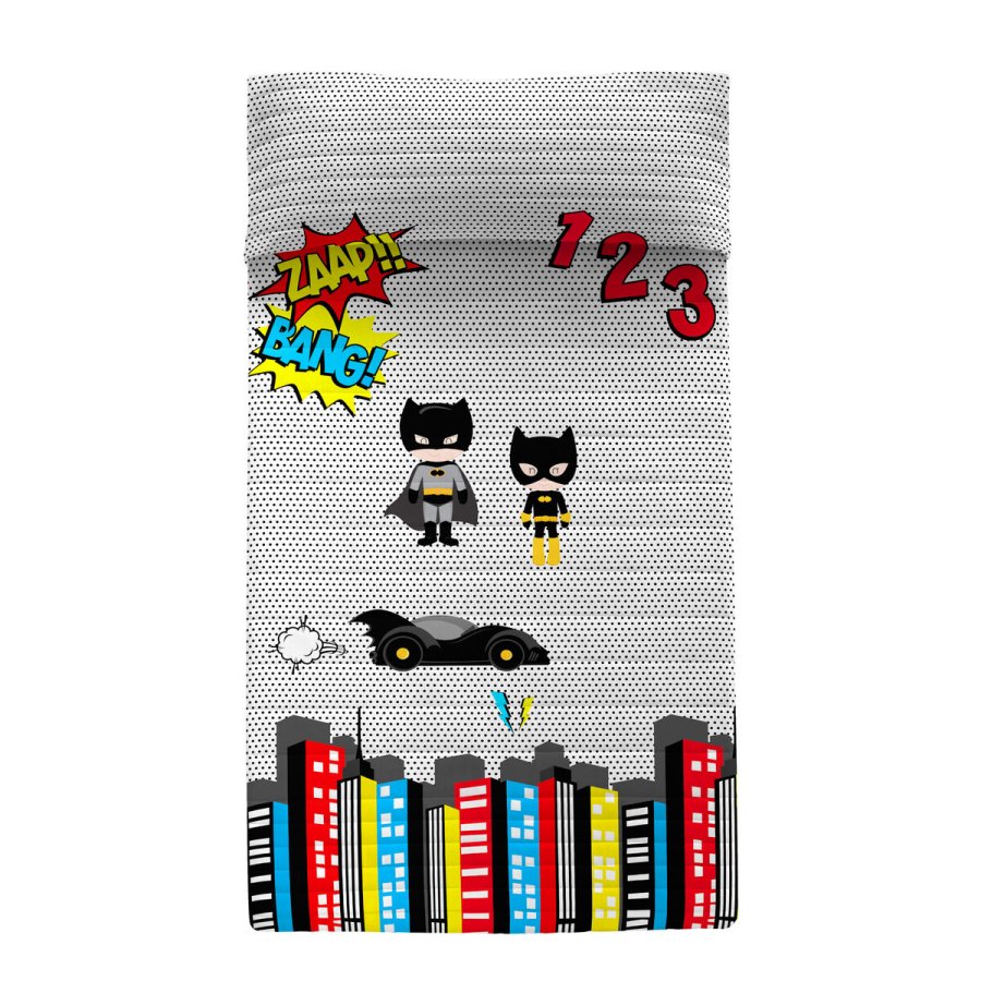 Sengetppe (vattppe) HappyFriday Mr Fox Multifarvet 180 x 260 cm Batman #1
