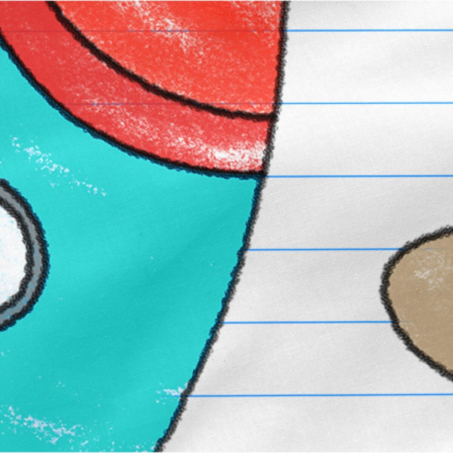 Vatteret sengetj med lynls HappyFriday Mr Fox Space Rocket Multifarvet 105 x 200 cm #5