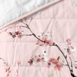 Sengetppe (vattppe) HappyFriday HF Chinoiserie Multifarvet Pink 270 x 260 cm #11