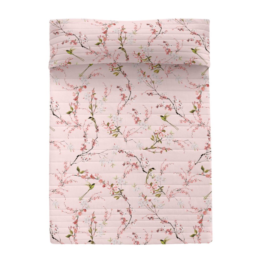 Sengetppe (vattppe) HappyFriday HF Chinoiserie Multifarvet Pink 270 x 260 cm #1