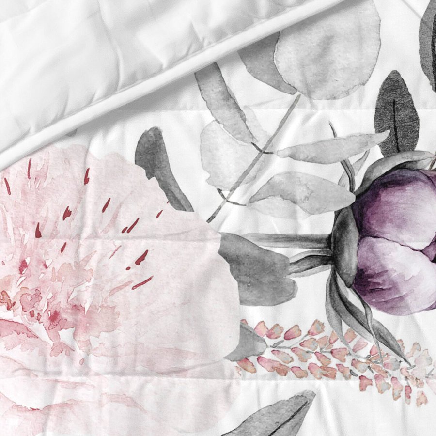 Sengetppe (vattppe) HappyFriday HF Delicate bouquet Multifarvet 180 x 260 cm #11