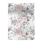 Sengetppe (vattppe) HappyFriday HF Delicate bouquet Multifarvet 180 x 260 cm #1