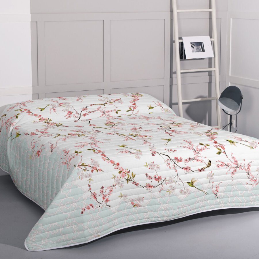 Sengetppe (vattppe) HappyFriday Sakura Multifarvet 240 x 260 cm #11