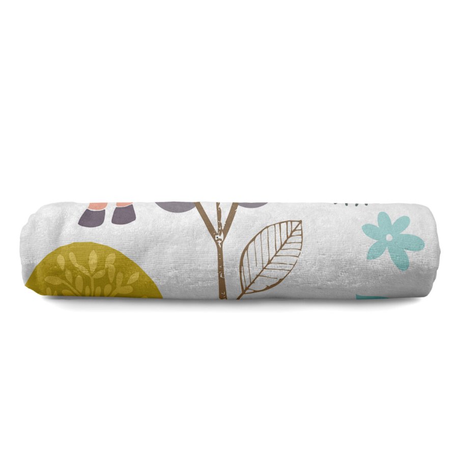 badelagen HappyFriday Moshi Moshi Woodland Multifarvet 70 x 150 cm #5