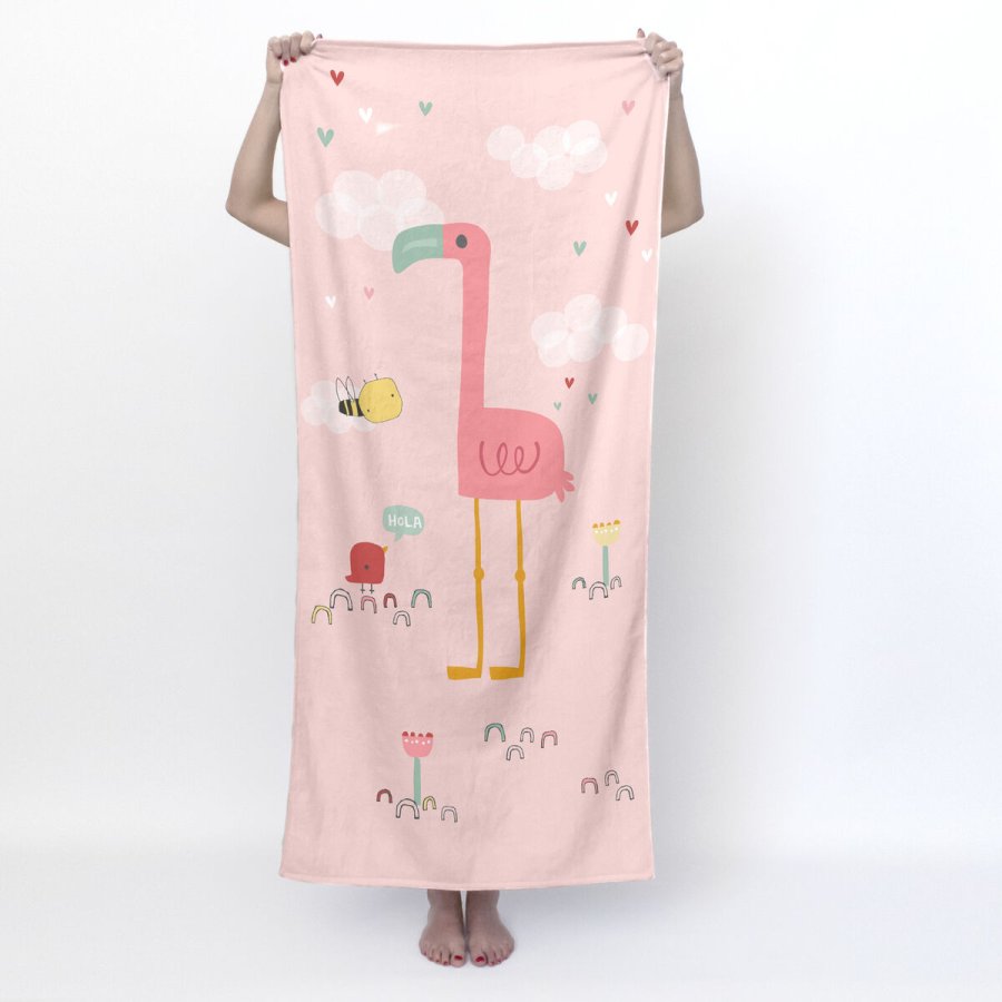badelagen HappyFriday Moshi Moshi Hola Multifarvet 70 x 150 cm #3