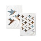 Karklud HappyFriday Colibri delphinae Multifarvet 70 x 50 cm (2 enheder) #1