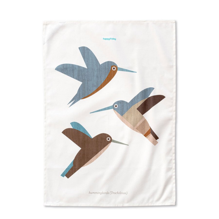 Karklud HappyFriday Colibri delphinae Multifarvet 70 x 50 cm (2 enheder) #11
