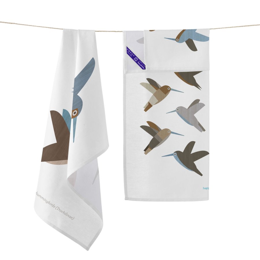 Karklud HappyFriday Colibri delphinae Multifarvet 70 x 50 cm (2 enheder) #21
