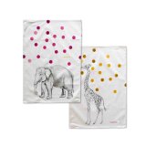Karklud HappyFriday Savanna Multifarvet 70 x 50 cm (2 enheder) #1