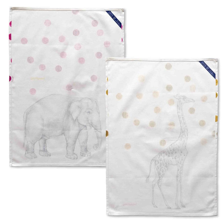 Karklud HappyFriday Savanna Multifarvet 70 x 50 cm (2 enheder) #26