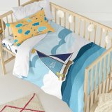 Dynebetrk st HappyFriday Le Petit Prince Navigateur Multifarvet Vugge til baby 2 Dele #11