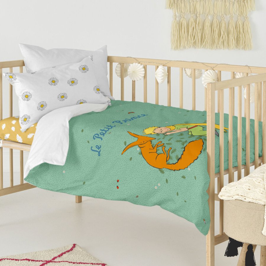 Dynebetrk st HappyFriday Le Petit Prince Le Printemps Multifarvet Vugge til baby 2 Dele #16