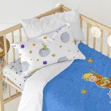 Dynebetrk st HappyFriday Le Petit Prince Accolade Multifarvet Vugge til baby 2 Dele #16
