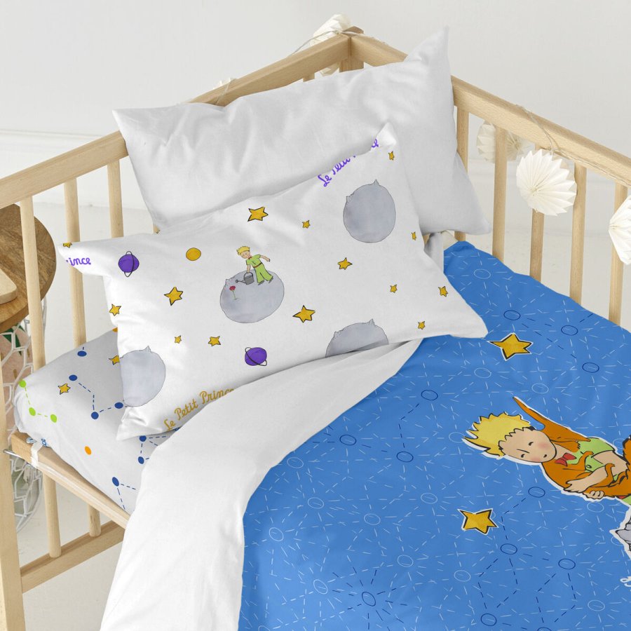Dynebetrk st HappyFriday Le Petit Prince Accolade Multifarvet Vugge til baby 2 Dele #16