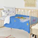 Dynebetrk st HappyFriday Le Petit Prince Accolade Multifarvet Vugge til baby 2 Dele #21