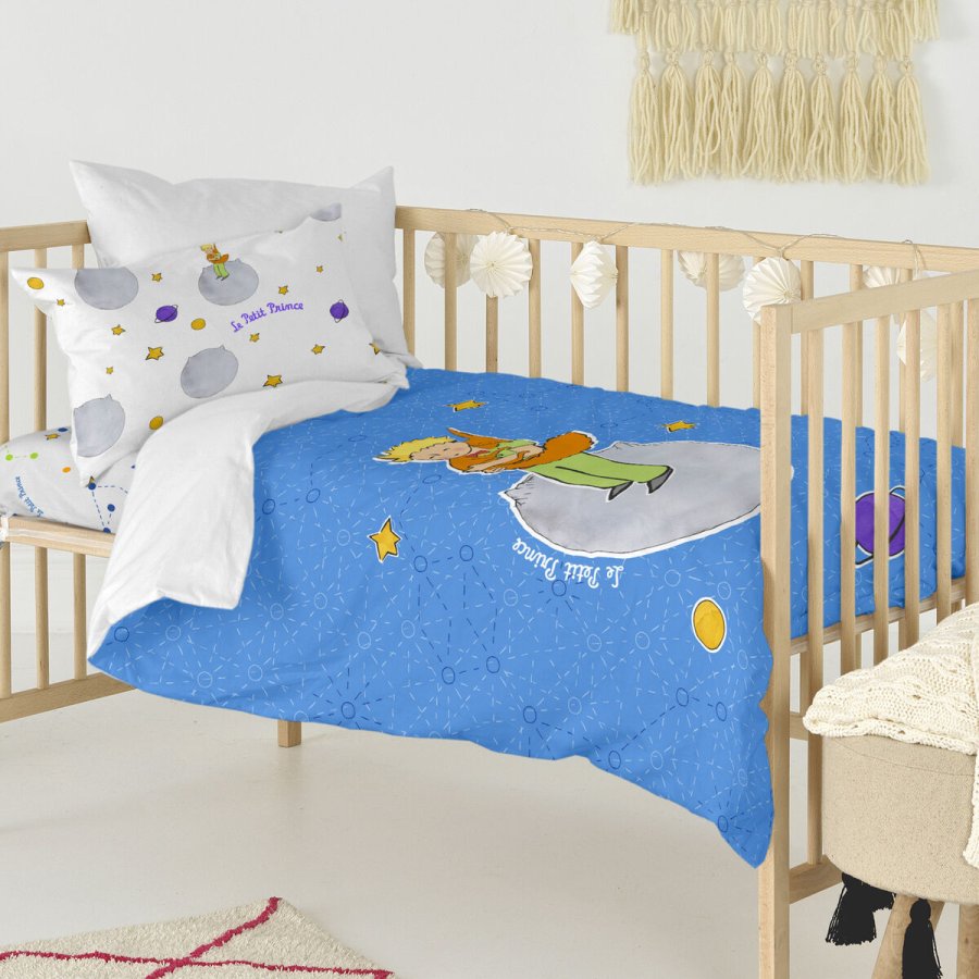 Dynebetrk st HappyFriday Le Petit Prince Accolade Multifarvet Vugge til baby 2 Dele #21