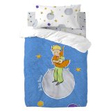 Dynebetrk st HappyFriday Le Petit Prince Accolade Multifarvet Vugge til baby 2 Dele #1