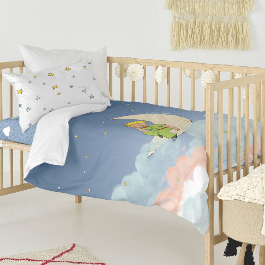 Dynebetrk st HappyFriday Le Petit Prince La Lune Multifarvet Vugge til baby 2 Dele #16
