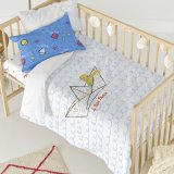 Dynebetrk st HappyFriday Le Petit Prince Navire Multifarvet Vugge til baby 2 Dele #11
