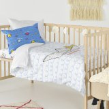 Dynebetrk st HappyFriday Le Petit Prince Navire Multifarvet Vugge til baby 2 Dele #16