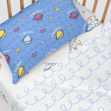 Sengetj st HappyFriday Le Petit Prince Navire  Multifarvet Vugge til baby 2 Dele #4