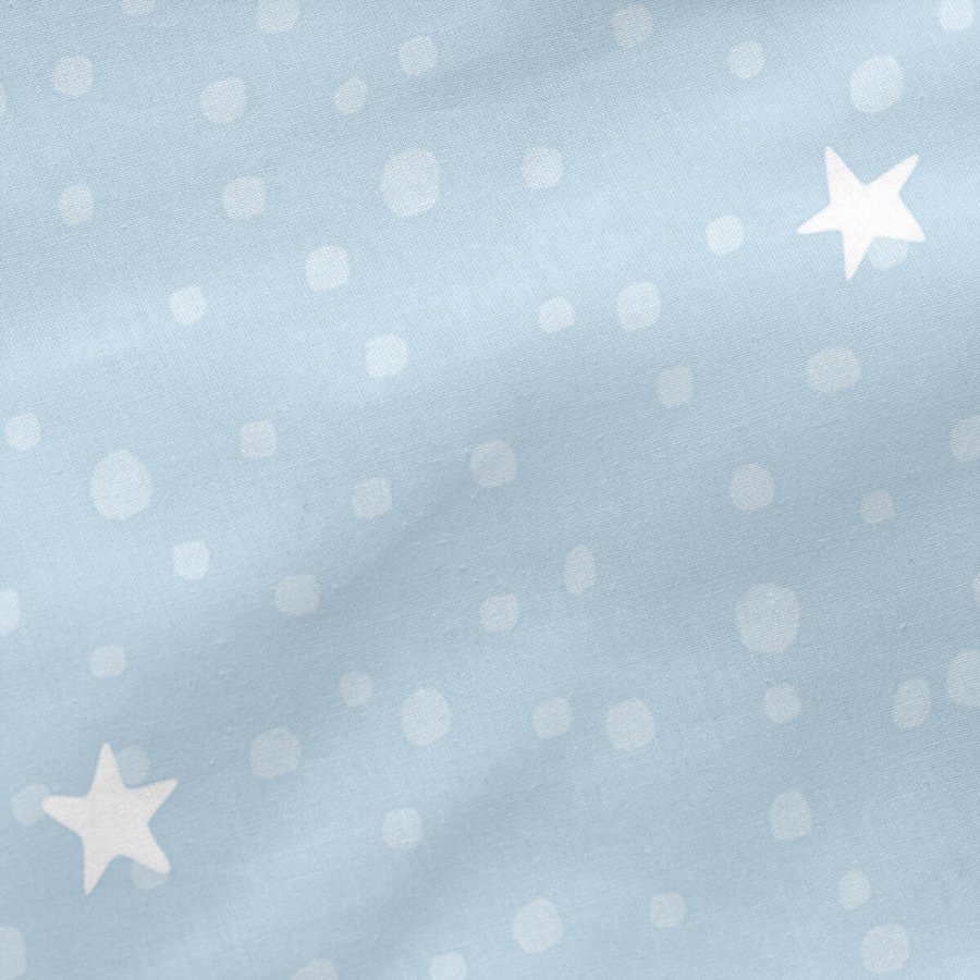 Vatteret sengetj med lynls HappyFriday Basic Little Star Bl 105 x 200 cm #5
