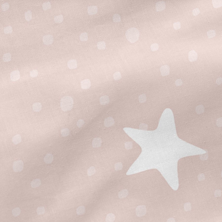 Dynebetrk uden fyld HappyFriday Basic Kids Little star Pink 90 x 200 cm #6