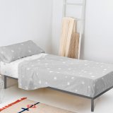 Sengetj st HappyFriday Basic Kids Little star Gr Seng 105 180 x 270 cm 2 Dele #2