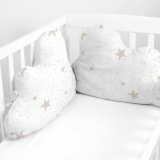 Barnesengbeskytter HappyFriday Basic Kids Little star  Beige 60 x 40 cm #3