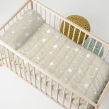 Sengetppe (vattppe) HappyFriday BASIC KIDS Beige 100 x 130 cm Vugge til baby #6