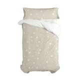 Dynebetrk st HappyFriday Basic Kids Beige Seng 105 2 Dele #1