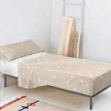 Sengetj st HappyFriday Basic Kids Little star Beige Seng 80/90 2 Dele #2