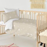 Dynebetrk st HappyFriday Basic Kids Beige Vugge til baby 2 Dele #11
