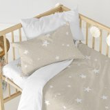 Dynebetrk st HappyFriday Basic Kids Beige Vugge til baby 2 Dele #16