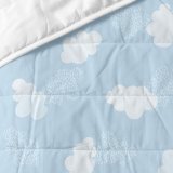 Sengetppe (vattppe) HappyFriday BASIC KIDS Bl 100 x 130 cm Vugge til baby #1