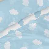 Sengetj st HappyFriday Basic Kids Clouds Bl Seng 105 180 x 270 cm 2 Dele #4