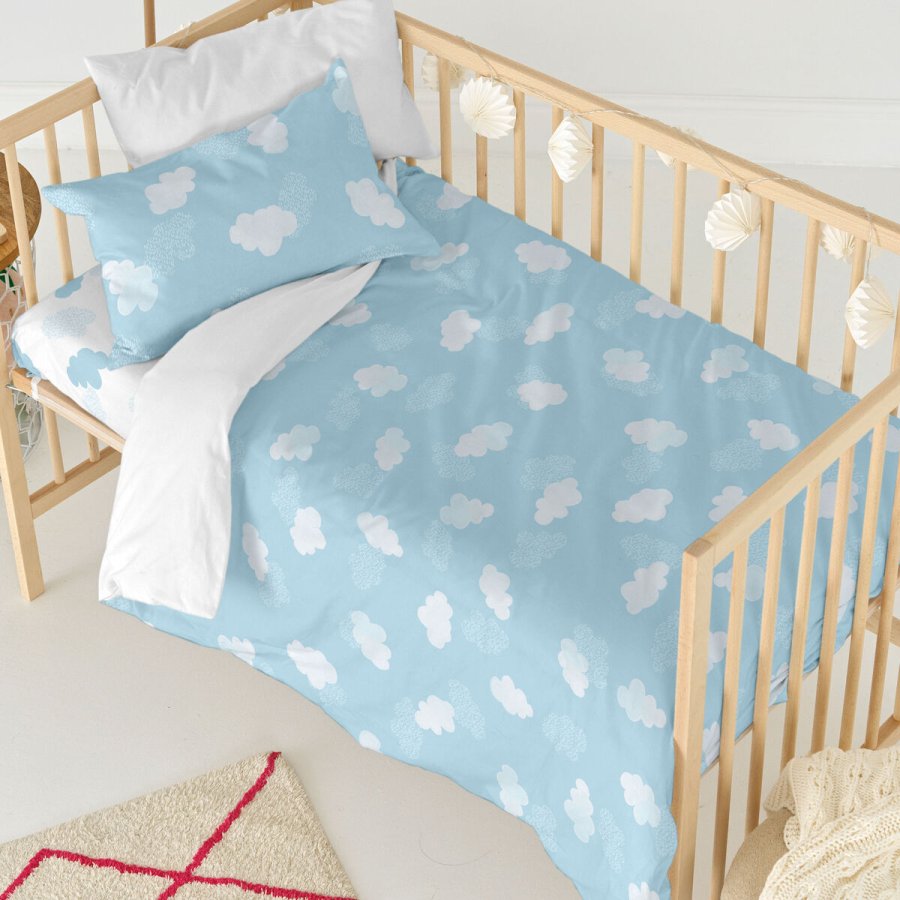 Dynebetrk st HappyFriday Basic Kids Bl Vugge til baby 2 Dele #11