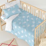 Dynebetrk st HappyFriday Basic Kids Bl Vugge til baby 2 Dele #11
