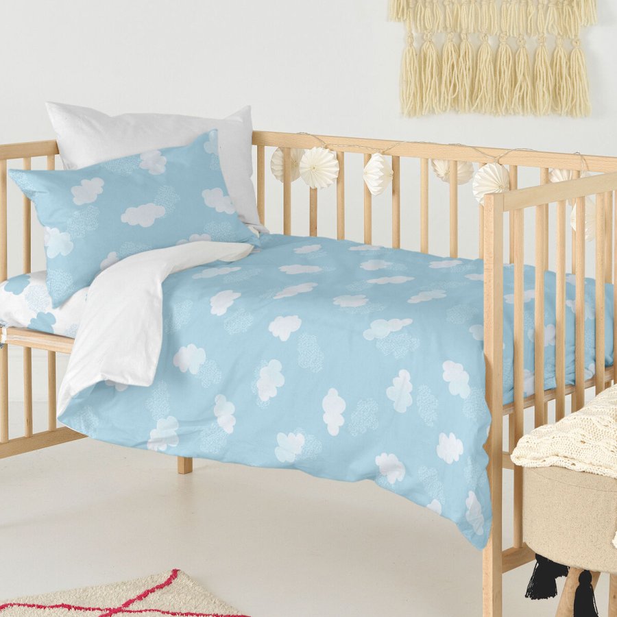 Dynebetrk st HappyFriday Basic Kids Bl Vugge til baby 2 Dele #21