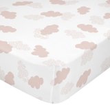 bundplastik HappyFriday BASIC KIDS Hvid Pink 70 x 140 x 14 cm Skyer #1