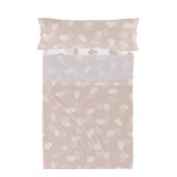 Sengetj st HappyFriday Basic Kids Clouds Pink Seng 105 180 x 270 cm 2 Dele #1