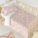 Dynebetrk st HappyFriday Basic Kids Pink Vugge til baby 2 Dele #6